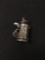 Opening German Style Beer Stein Sterling Silver Charm Pendant
