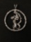 Amazing Sculpted Mermaid Sterling Silver Charm Pendant