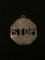 I'll Never Stop Loving You Stop Sign Sterling Silver Charm Pendant