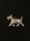 Scottish Terrier Dog Sterling Silver Charm Pendant