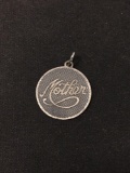 MOTHER Sterling Silver Charm Pendant