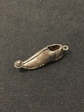 Elf Shoe Sterling Silver Charm Pendant