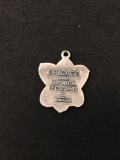 Chicago And The Atom 1942 RARE Sterling Silver Charm Pendant