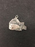 The Soo Locks High Detail Bell Co. Sterling Silver Charm Pendant