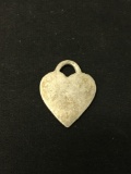 Heart Toggle Sterling Silver Charm Pendant