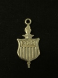 Official OLYMPICS Sterling Silver Charm Pendant