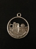 Atlanta Georgia Sterling Silver Charm Pendant