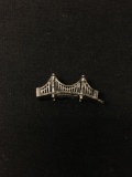 Golden Gate Bridge 3D Sterling Silver Charm Pendant
