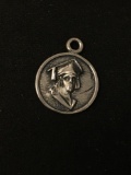 Vintage Graduation Sterling Silver Charm Pendant