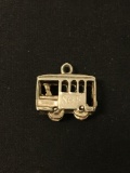 San Francisco Trolley Sterling Silver Charm Pendant