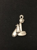 CTO Telephone Company Sterling Silver Charm Pendant