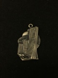 I WILL Metropolis High Detail Sterling Silver Charm Pendant