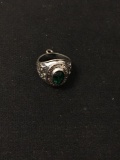 Clarkston High School Miniature Class Ring Sterling Silver Charm Pendant