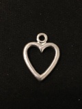 Heart Sterling Silver Charm Pendant