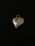 Heart Sterling Silver Charm Pendant