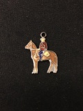Canadian Mountie Sterling Silver Charm Pendant