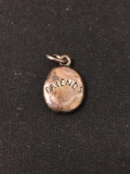 Friends Sterling Silver Charm Pendant