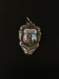 Watertower Fort Steele Sterling Silver Charm Pendant