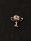 Trophy Cup Sterling Silver Charm Pendant