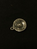 Mexican Sombrero Hat Sterling Silver Charm Pendant