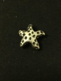Starfish Sterling Silver Charm Pendant