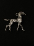 Horse Sterling Silver Charm Pendant