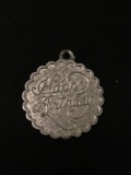 Happy Birthday Sterling Silver Charm Pendant