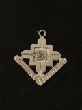 1974 Winnipeg Canada Centennial Sterling Silver Charm Pendant