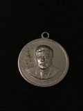 President John F. Kennedy 1963 Sterling Silver Charm Pendant