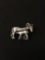 Mother & Baby Horse Sterling Silver Charm Pendant