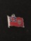 Vintage Canadian Flag Sterling Silver Charm Pendant