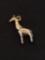 Giraffe Sterling Silver Charm Pendant