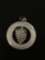 Reedley California Sterling Silver Charm Pendant