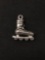 Inline Roller Blade Skate Sterling Silver Charm Pendant