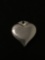 Puffy Heart Sterling Silver Charm Pendant