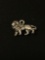 Petite Lion Sterling Silver Charm Pendant