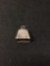 Cowbell Sterling Silver Charm Pendant