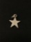 Star Sterling Silver Charm Pendant