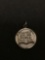 Prayer PS 95:6 Sterling Silver Charm Pendant