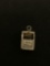 US Mail Opening Postal Box Sterling Silver Charm Pendant
