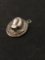 Women's Dress Hat Sterling Silver Charm Pendant