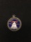 United States Bicentennial 1976 Sterling Silver Charm Pendant