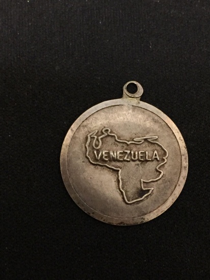 Vintage Venzuela Sterling Silver Charm Pendant