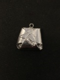 Babys Diaper Sterling Silver Charm Pendant