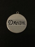 Pierced Dream Sterling Silver Charm Pendant