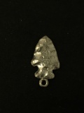 Indian Arrowhead Sterling Silver Charm Pendant