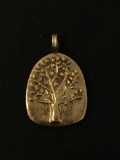 Tree of Life Sterling Silver Charm Pendant