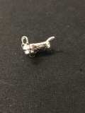 Schnauzer Dog Sterling Silver Charm Pendant