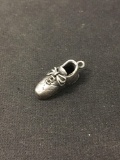 Sneaker Shoe Sterling Silver Charm Pendant