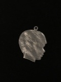 Small Boy Sterling Silver Charm Pendant